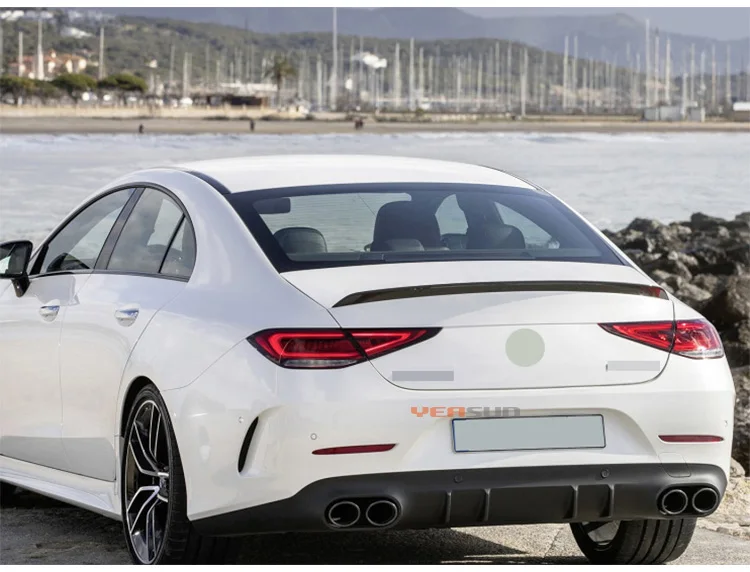 High Quality C257 Rear Diffuser Upgrade CLS53 Style for Mercedes Benz ...