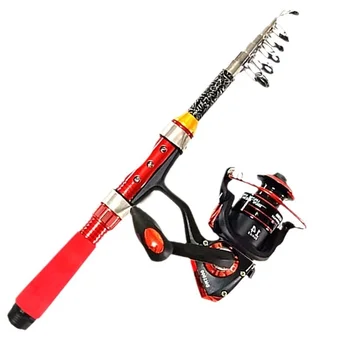CHEERY Cross-border Sea Spool Bottom Fishing Rod Set Portable Mini Full Set Glass Steel Durable – Rod – view 3