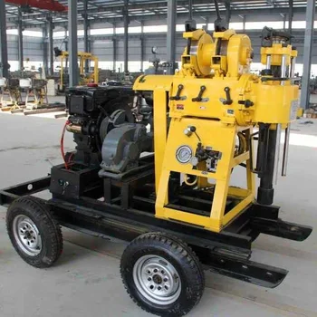 Borehole Drilling Rig Hydraulic Diesel Engine Machines For Crawler ...