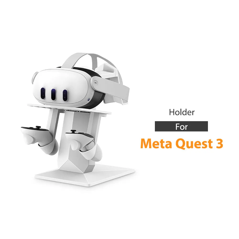 Vr Headset Holder Display Stand Accessories Adjustable Universal Glasses Storage Rack For Meta Quest 3
