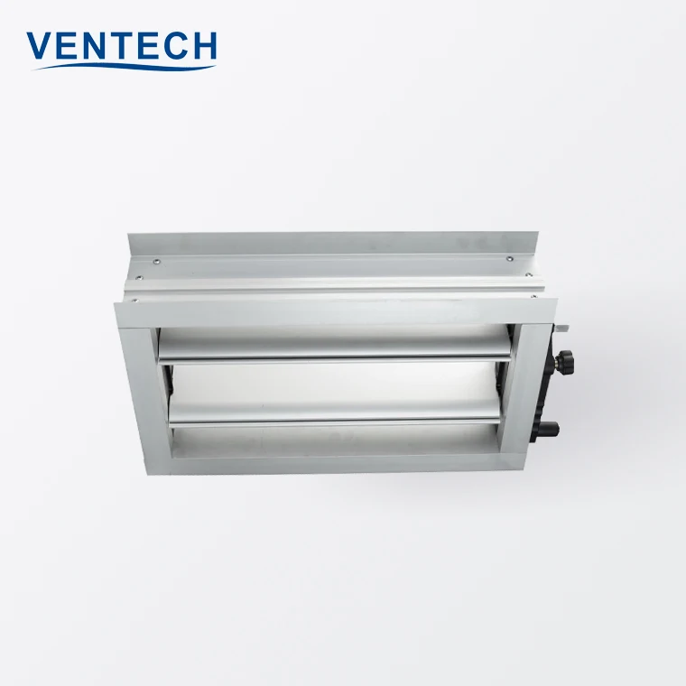 Hvac Ceiling Ducts Galvanized Back-Draft Damper with Rubber Seal