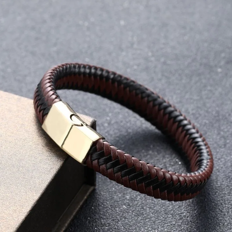 Daihe New Arrival Men Genuine Leather Accessory Hand Jewelry Vintage ...