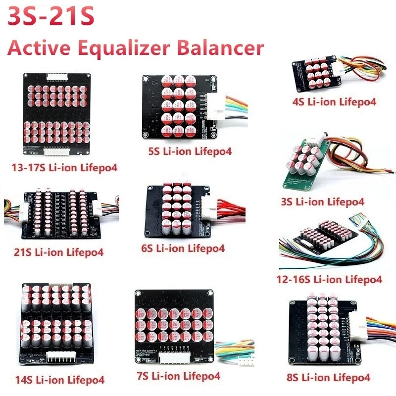 Equalizzatore Attivo Per Batterie 8S-10S - 5A, Per Litio, Li-ion, Lifepo4, LTO - Foto 8
