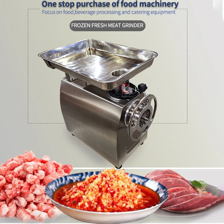 Stainless Steel Semi-automatic Type 22 Meat Grinder / Meat Grinder ...