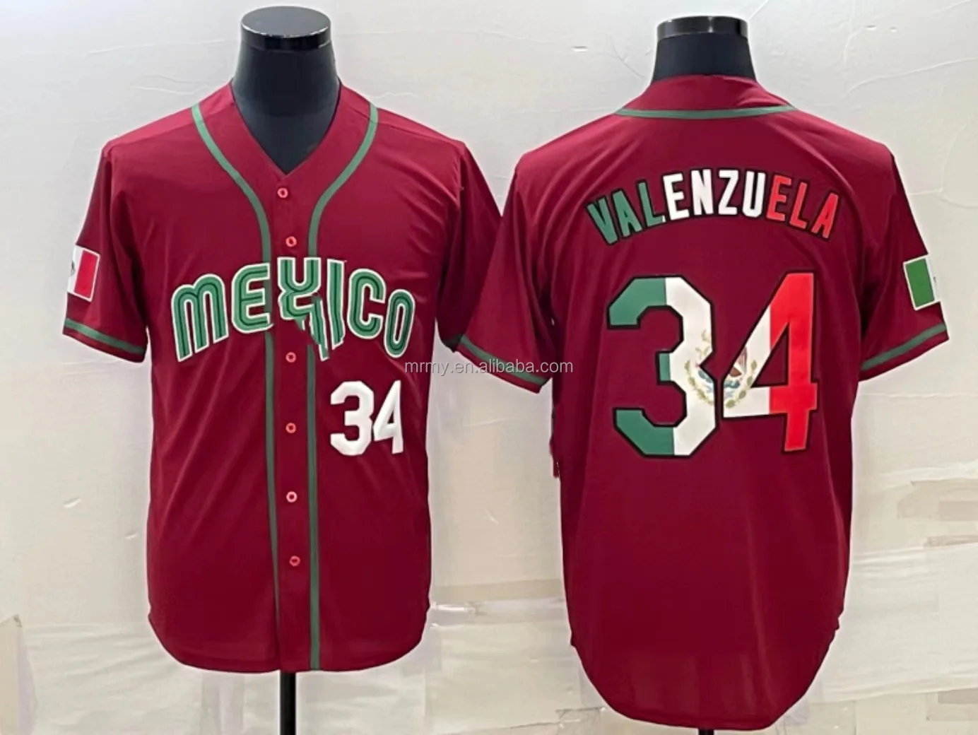 2023 Wholesale Custom Stitched Mexico Men Baseball Jerseys Buy