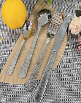 Stainless Steel Cutlery Set Mirror Design Tableware Dessert spoons