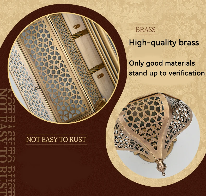 LED Copper Wall Lamps Lights