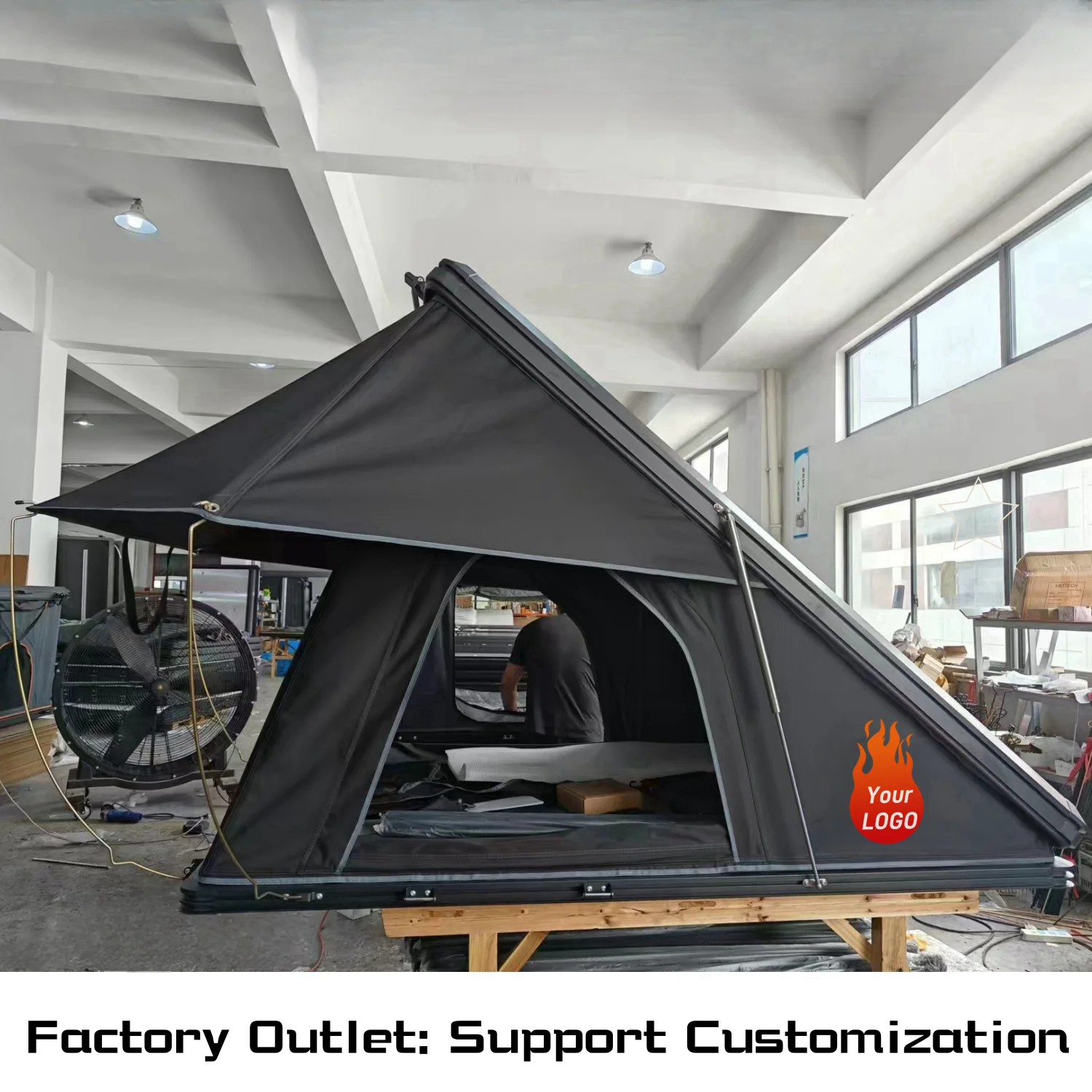 BIENTE Hard Shell Roof Top Tent for Toyota SUV Jeep Truck Van for Car Camping Rooftop Tent