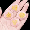 Pink crystal (set of four)