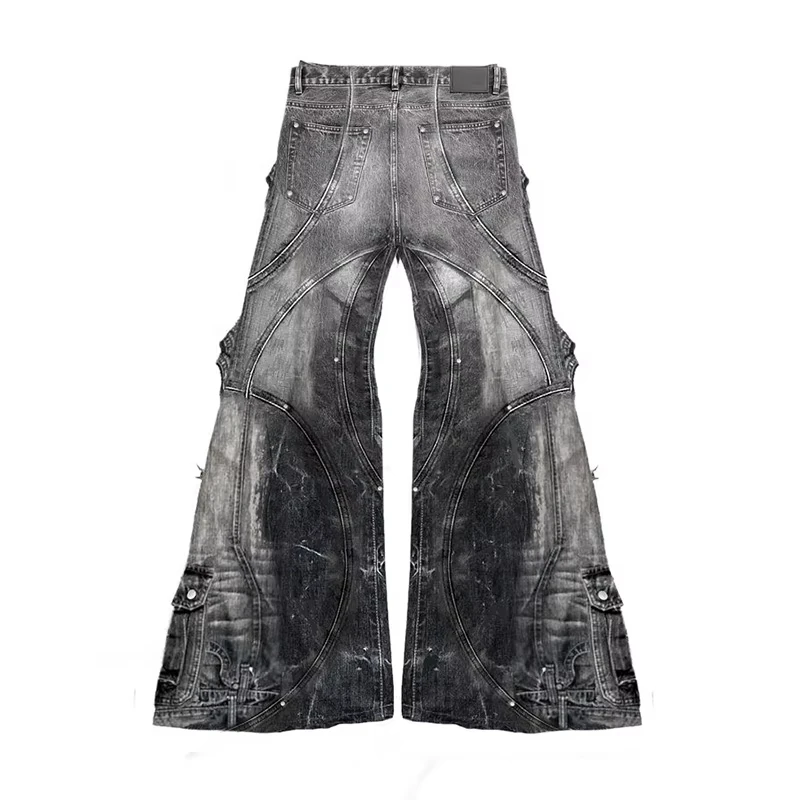 DiZNEW-Conjunto de pantalones vaqueros personalizados para hombre