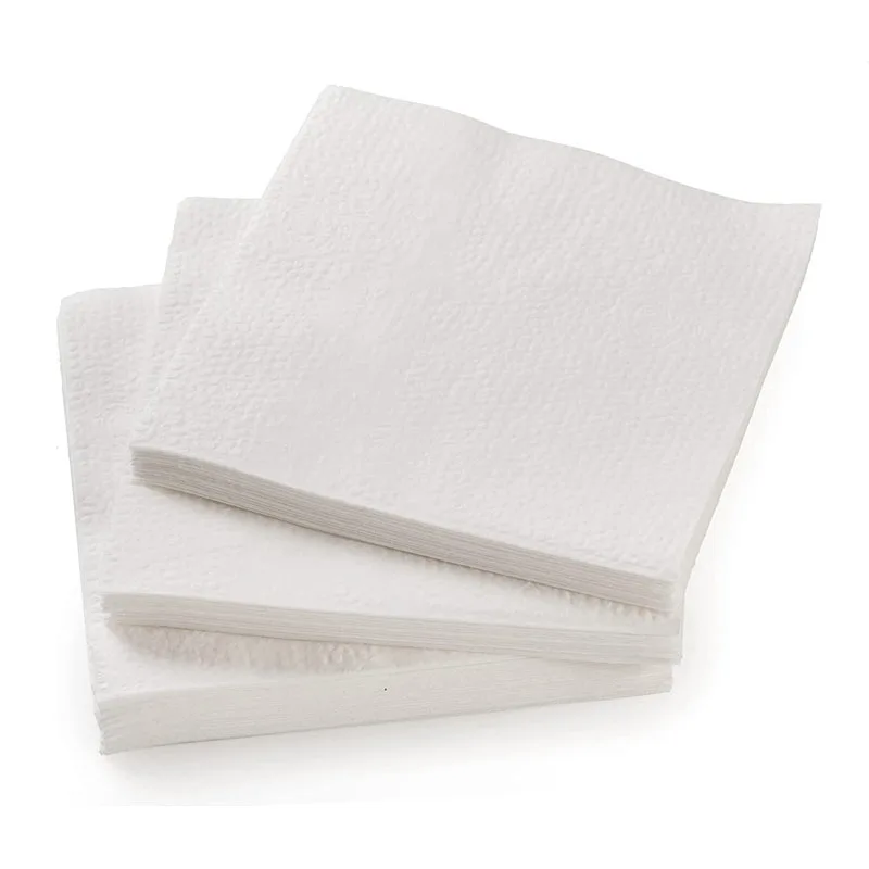 Manufacturers Quality 500 Pack Cocktail Napkins Paper 3 Ply White Beverage Napkins Restaurant
