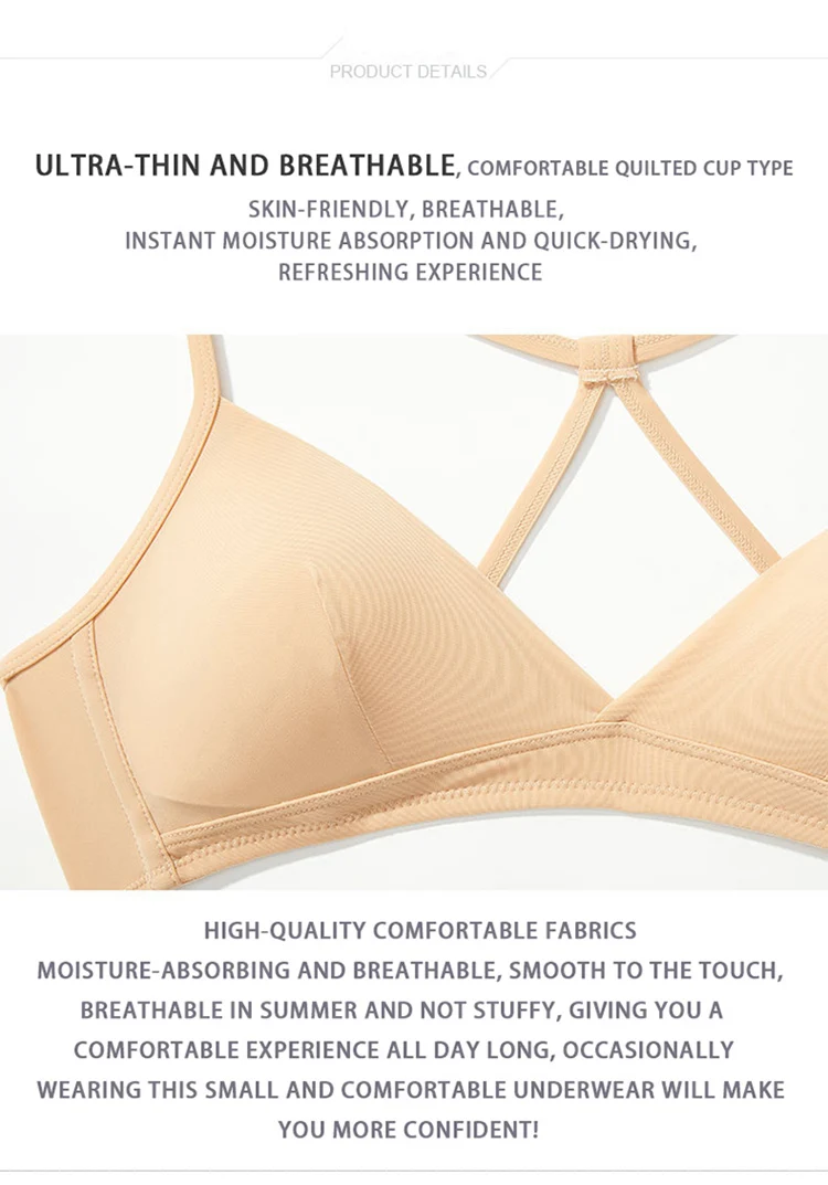 Breathe soft lace wireless bra