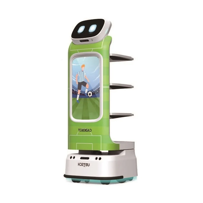 Youbao Robot dịch vụ đa năng cho khách sạn Nhà hàng Tự động Đón tiếp Bữa tối Giao thức ăn Quảng cáo Marketing Tính năng