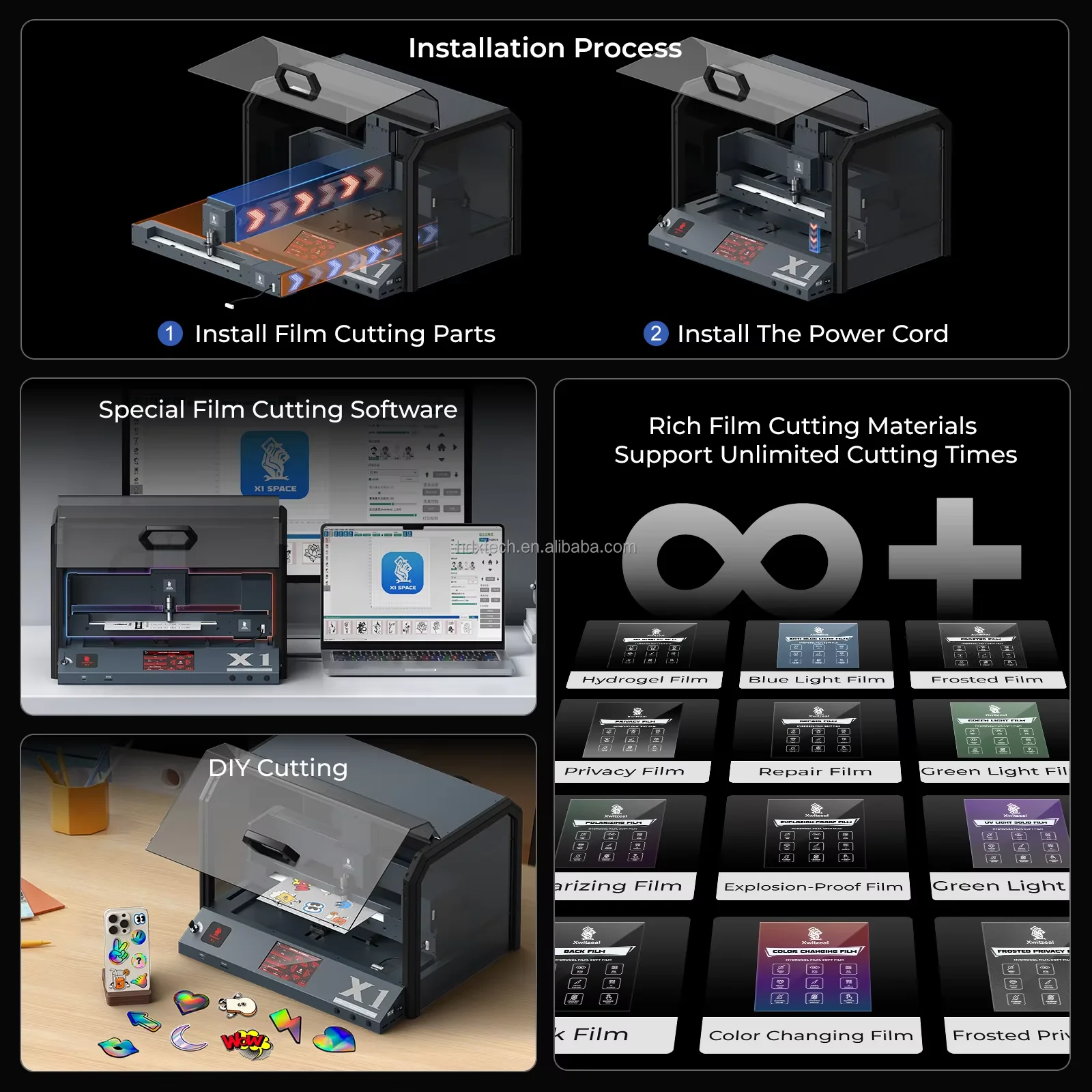 XWITZEAL X1 - Efficient Phone Fix Machine for DIY Engraving