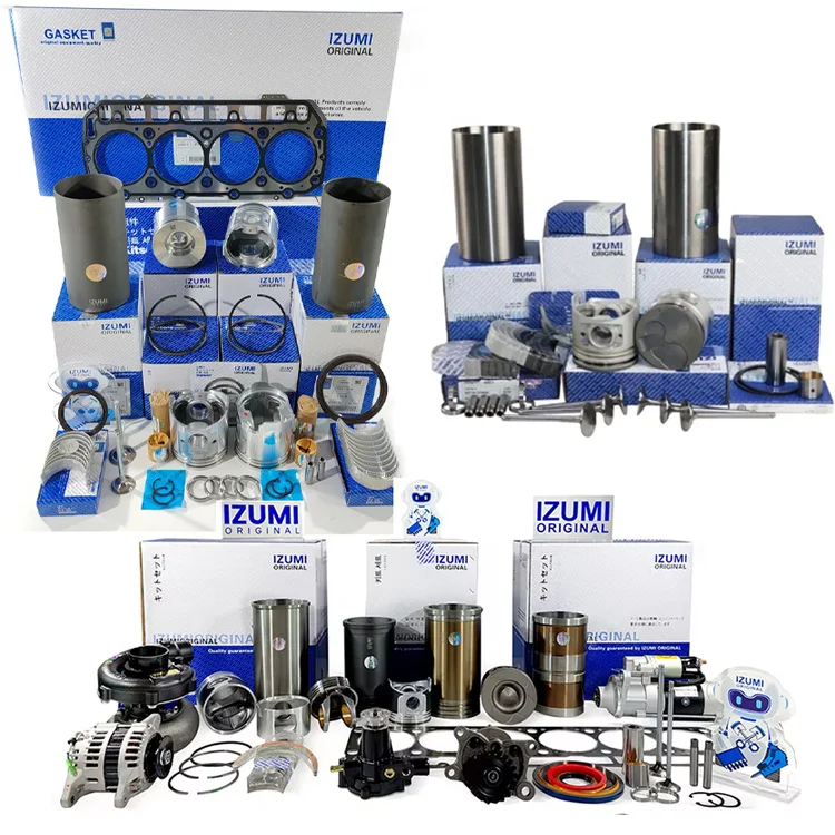 IZUMI ORIGINAL 4TNE94 4TNV94 Overhaul Rebuild Kit Diesel Engine Parts For YANMAR