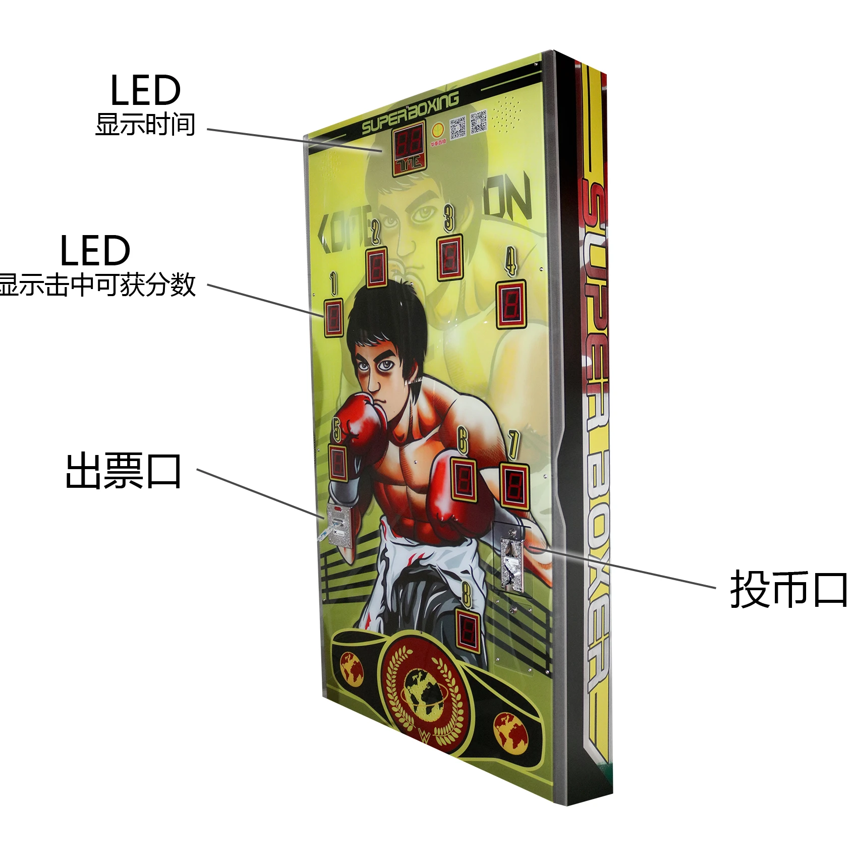 ネオフンズ カンフーボクシング アーケードマシン ビデオゲーム