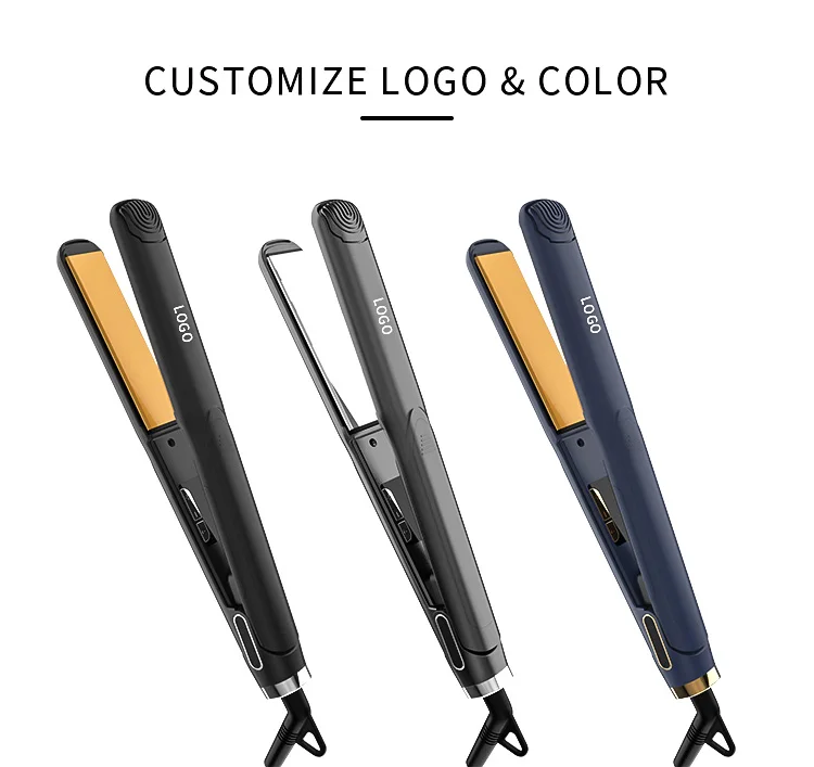 450F Hair Straightener Size Set Custom Logo Irons Professional Nano  Titanium Pro Fer Lisser Wholesale Private Label Flat Iron