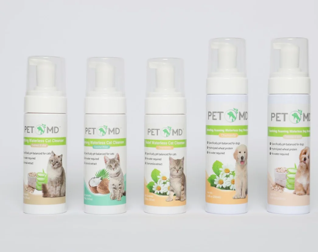 Famous Pet Shampoo Dog And Cat Small Animal Fragrant Waterless Shampoo