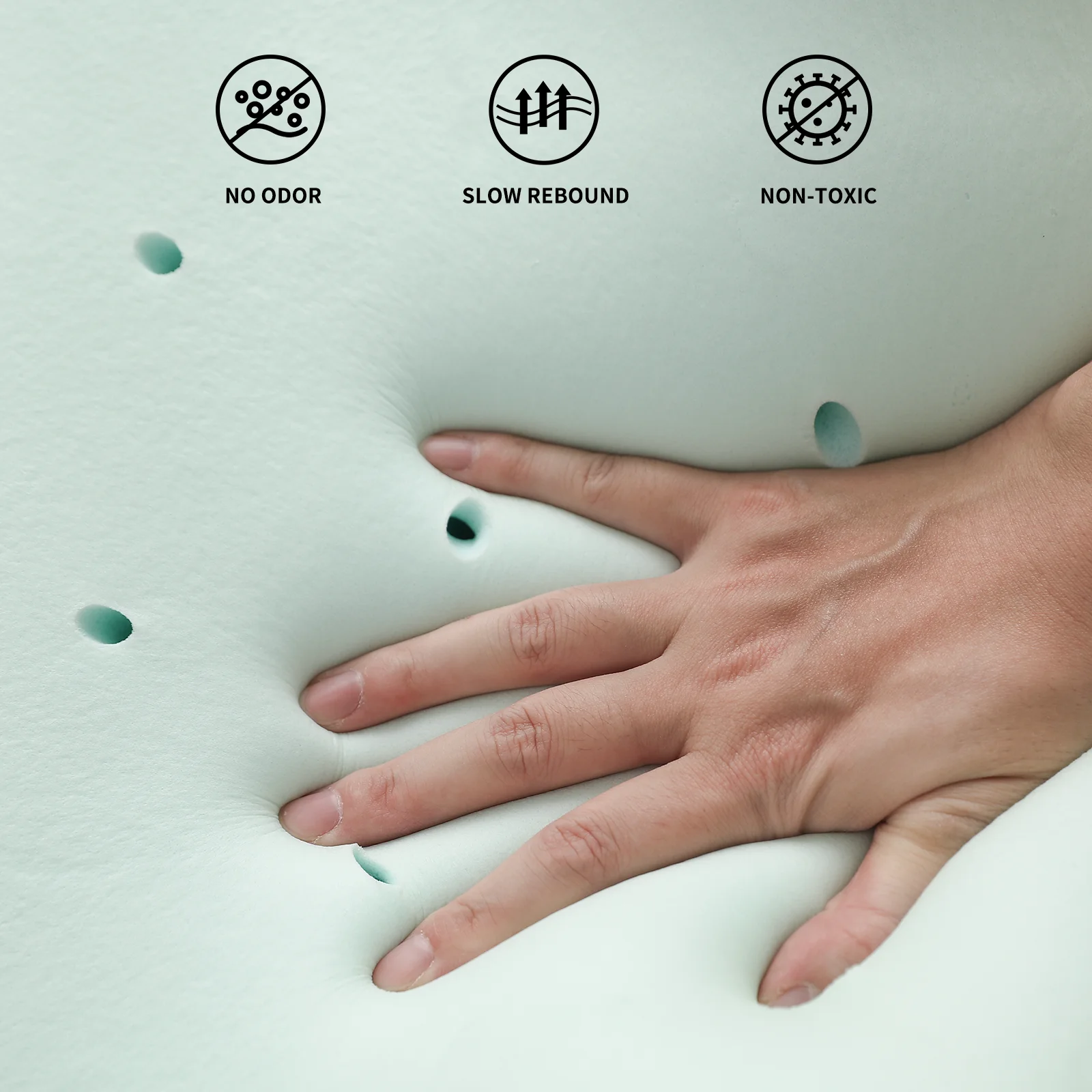 Deep Sleeping Oem Odm Removable Cover 100% Polyester Fiber Wedge Custom Pillows Memory Foam_voghion.com