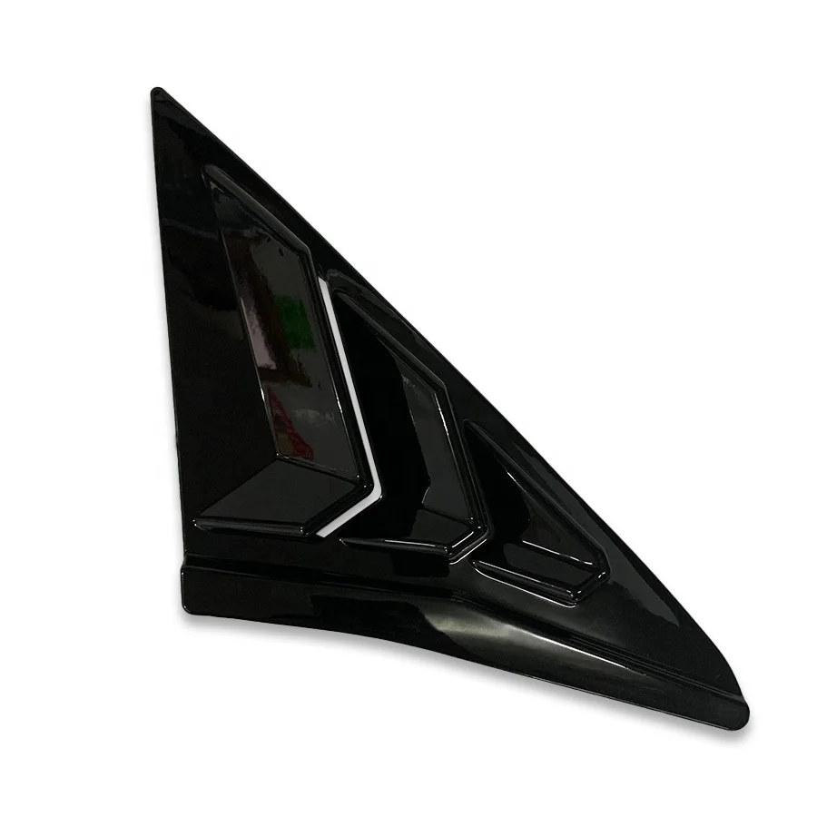 Tiypeor Rear Window Louvers Shutter Cover Trim for Honda Civic Hatchback 10th Gen 2017 - 2021 - Racing Style Decoration