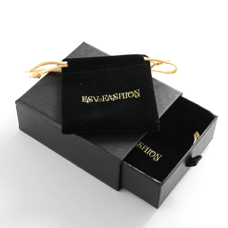 Luxurious Pink Jewellery Pouch Bag With Paper Jewelry Box