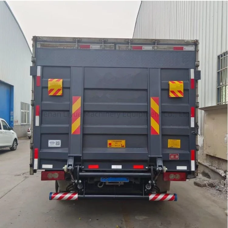 New Dongfeng and Jiefang Truck Model Vehicle Dump Body Box Steel Flat Bed with Lift Tailgate Available for Sale