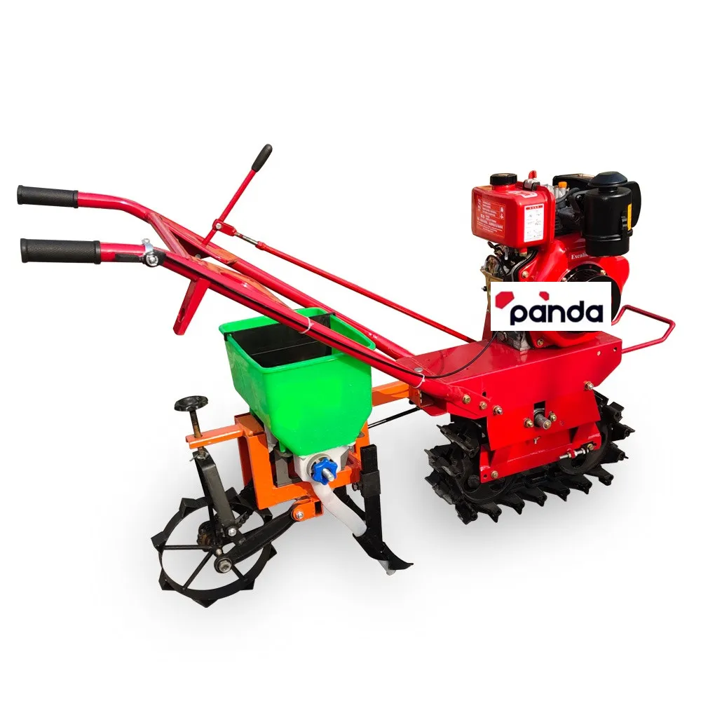 Small Plough Machine Cultivator Gasoline and Diesel Engine Mini Self Propelled Power Tiller Rotary Cultivator