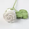 Bicchiere da vino Meng si bouquet di rose - bianco puro
