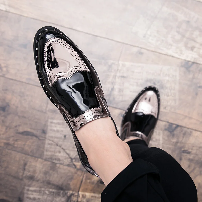 
 Лидер продаж, мужские кроссовки из натуральной кожи золотого цвета для активного отдыха  