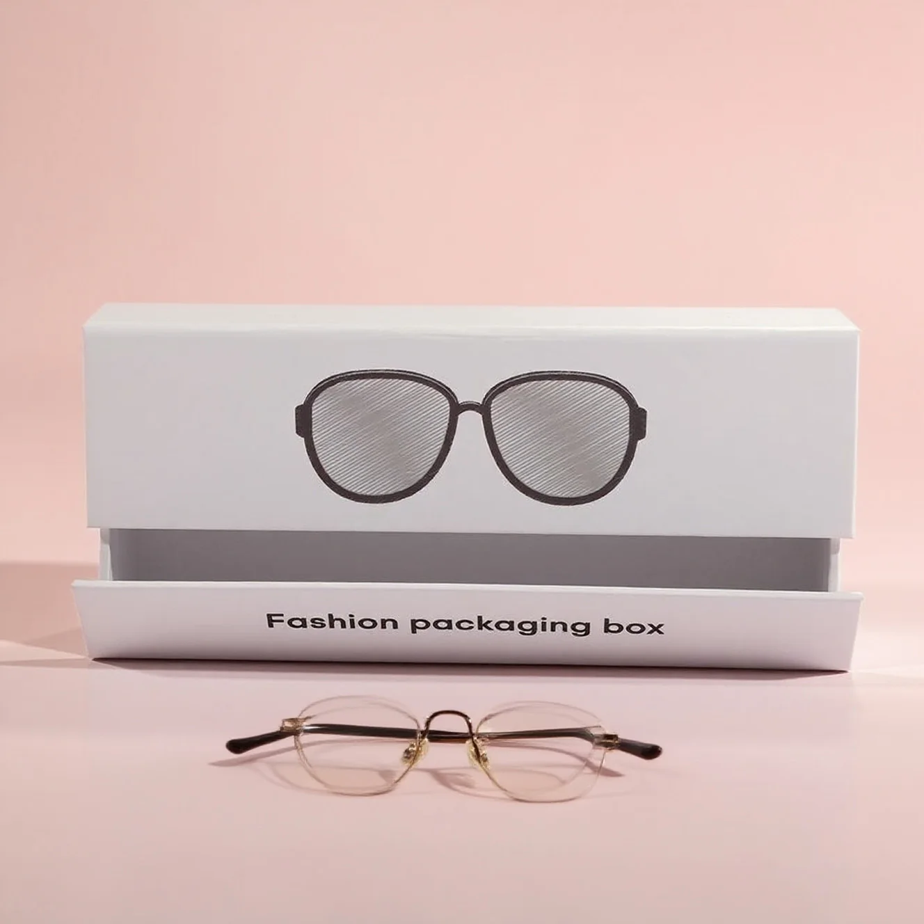 Luxury Sunglass Packaging Box | Custom Printed Drawer Style Gift Box with Logo | High-End Rigid Cardboard Box for Designer Eyewear Display
