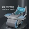Upgraded timed abdominal wheel with flat support-blue