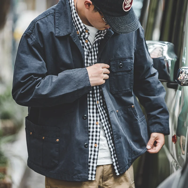 MADEN Men's Retro Deck Hooded Jacket main image 0