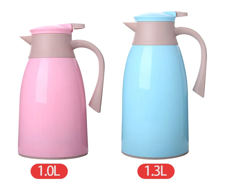 Insulated Water Pot Jug Double Walled Plastic Vacuum Thermos for Home and Office