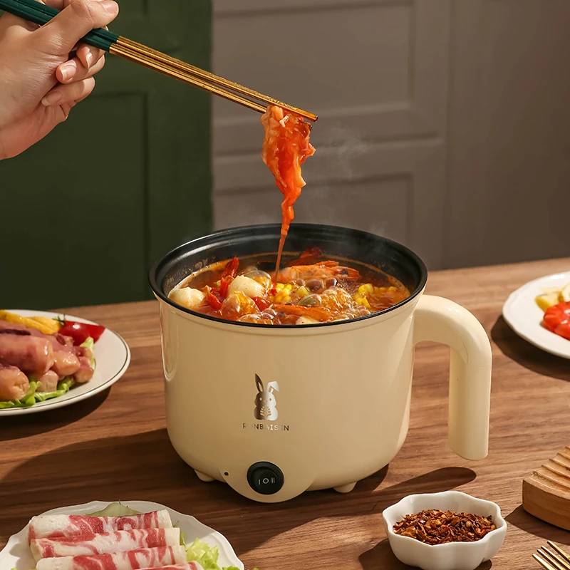 Rice Cooker Small Soup Maker Mini Portable Electric Boiling Pot