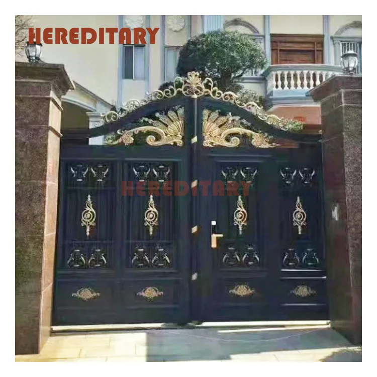 Motorized Driveway Gates and Simple Design Main Gate Design