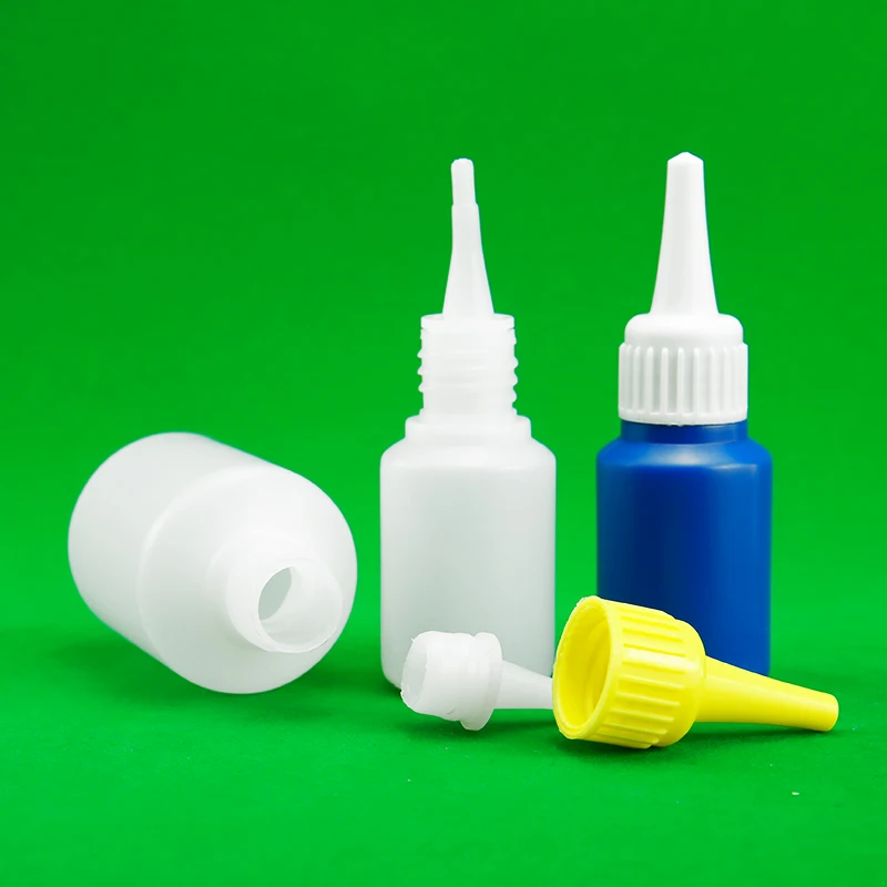 product 25ml cyanoacrylate adhesive fast super glue bottle super glue white empty bottle with plastic pin sharp mouth cap-31