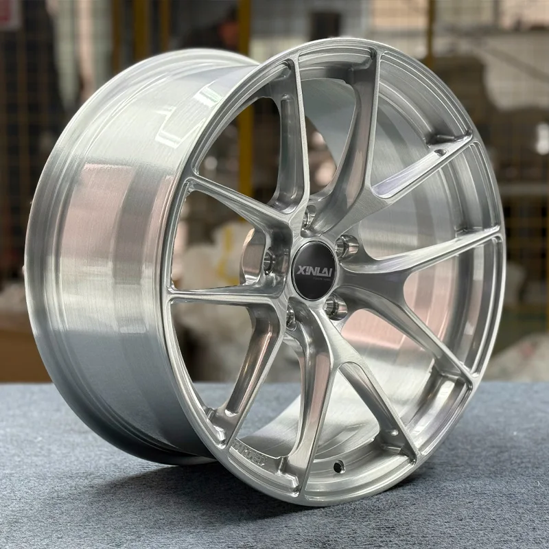 XINLAI 1 Piece Monoblock 5-Spoke Custom Forged Wheels 5x120 5x112 Car Alloy Rim for bmw audi Mercedes benz Passenger Car Wheels - Image 1