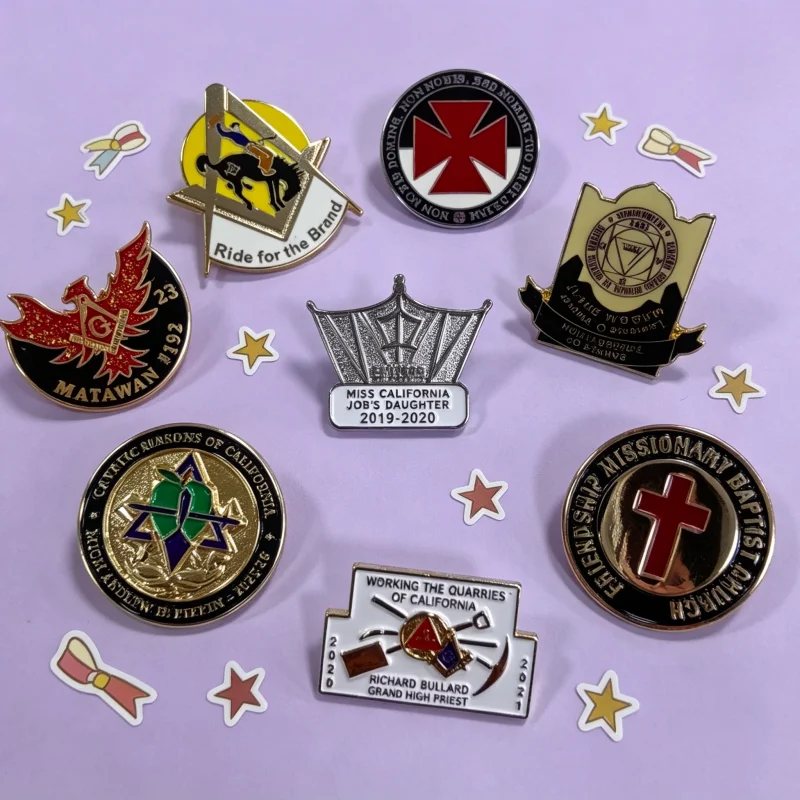 Free Sample Custom Enamel Pin No Minimum Metal Soft Hard Custom Enamel Lapel Pins Art Style Enamel Pin Badge 2
