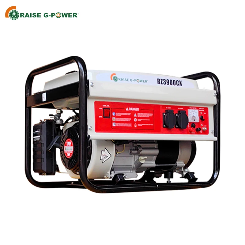 RZ3900CXE 3.1KW ガソリン発電機 - 家庭用電源提供、1年保証付き