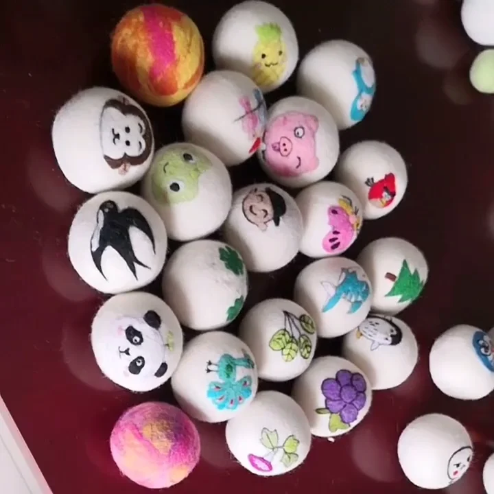 2021 бестселлер, Органическая 100% ручной работы, новозеландские шарики для сушки шерсти в наличии