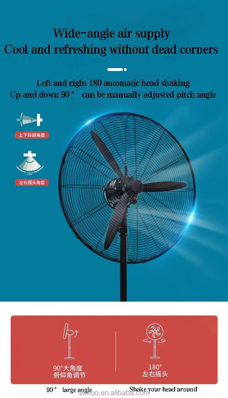 Industrial Fan, 110v/220v, 110 V, Plastic - detail 6