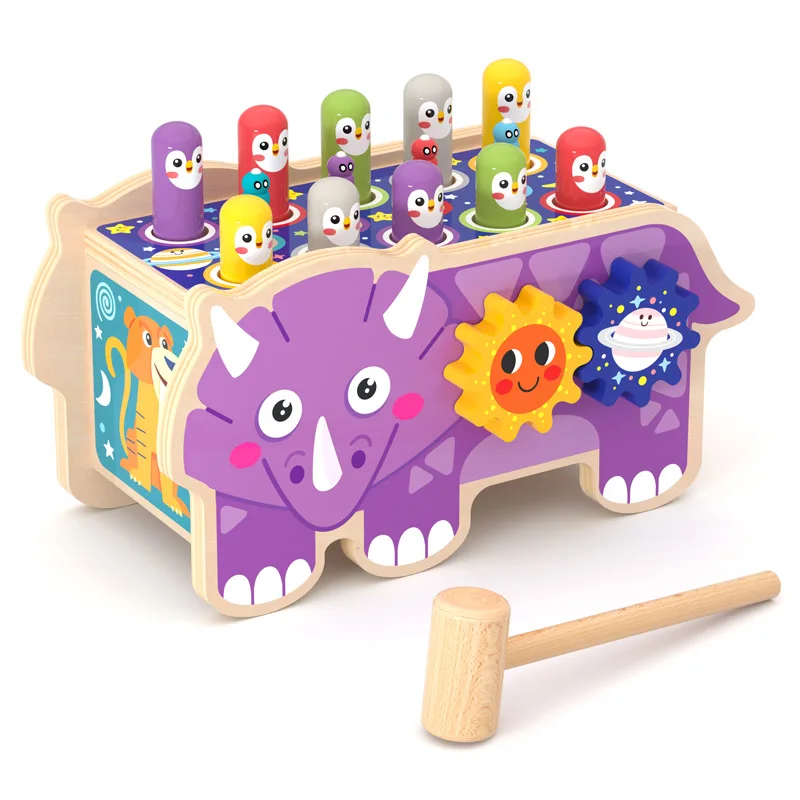 High Quality Custom Wholesale wooden toy box baby wooden toy wood toys para sa mga bata