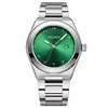 montres vertes à cadran arabe