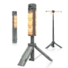 Luz de camping retráctil gris azulado
