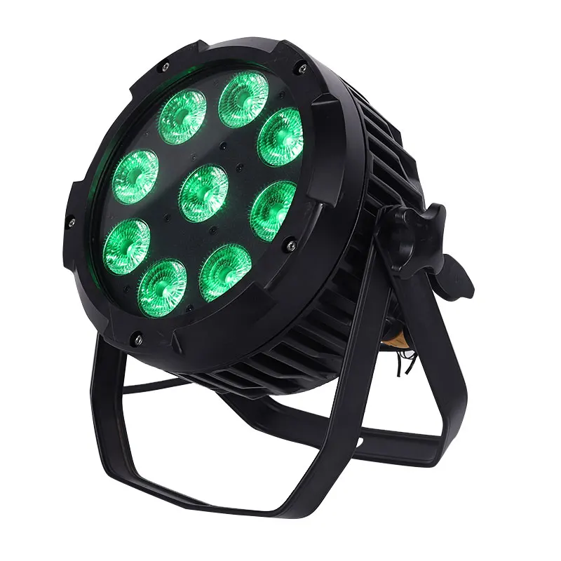 EU在庫 防水LEDパーライト 9個x18W ステージ照明 IP65 UV