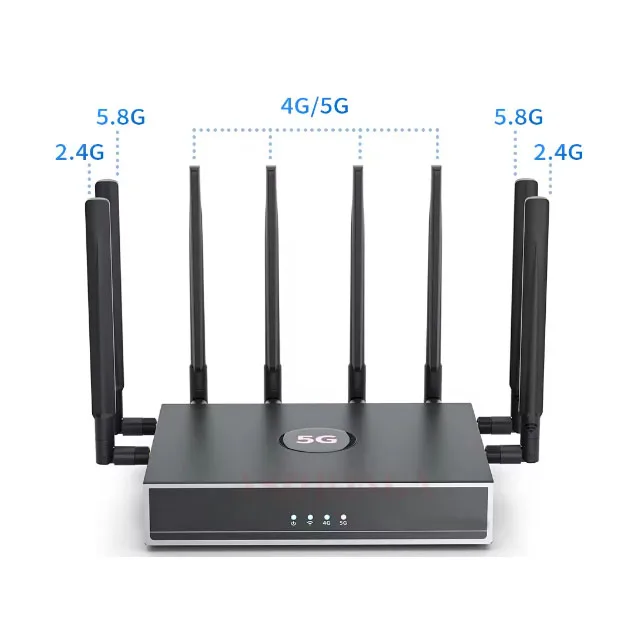 5G Router Fiber Dual Band Wifi 6 Mobile Wireless Router High-po-wer ...