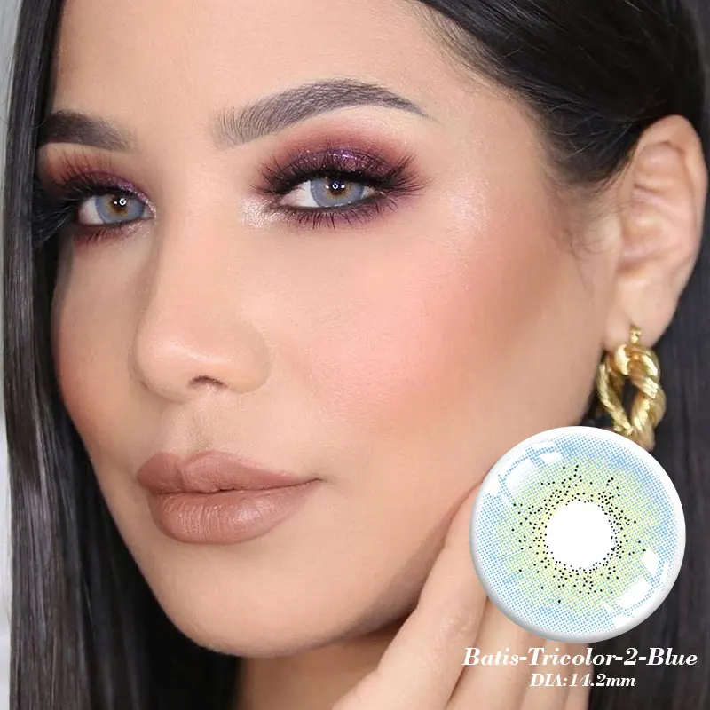 Popular Pure Color Contact Lenses For Black And White Eyes