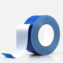 OEM Resistant Writable Pressure Sensitive Single Side Gaffa Tape Adhesive Threaded Waterproof Blue Duct Cloth Tape