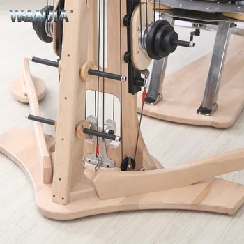 ピラティス器具 ナチュラルウッド 耐久性のある木材ピラティスジャイロマシンCE認証カスタムフィットネス