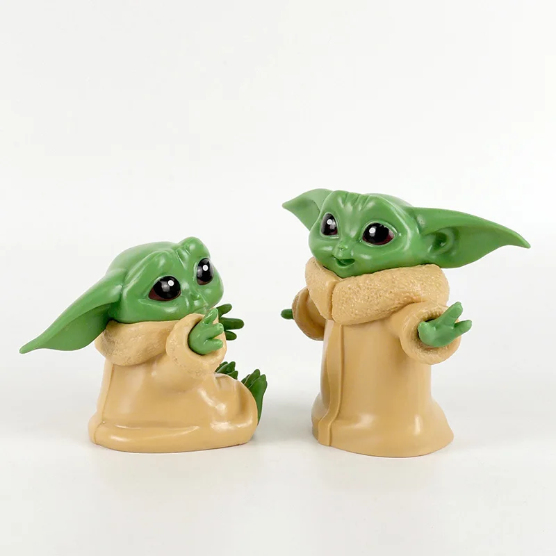 Bj New Movie Cute Baby Yodas Toy Collectible Film 2pcs/set Hot Sell ...